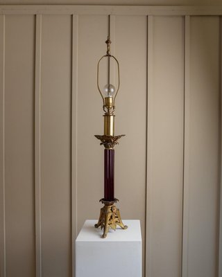 Vintage Brass Table Lamp, USA for sale at Pamono - Main Image
