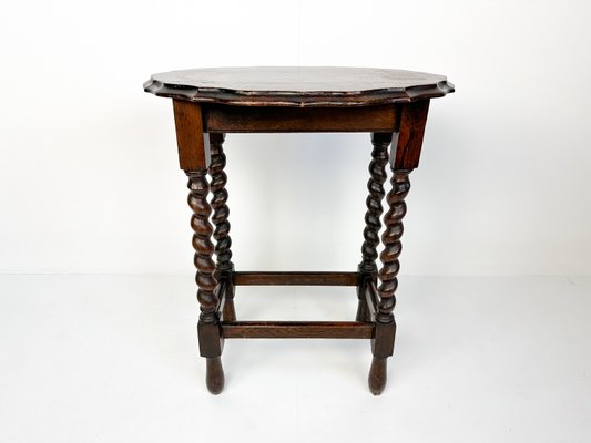 Vintage Dutch Barley Twist Console Table