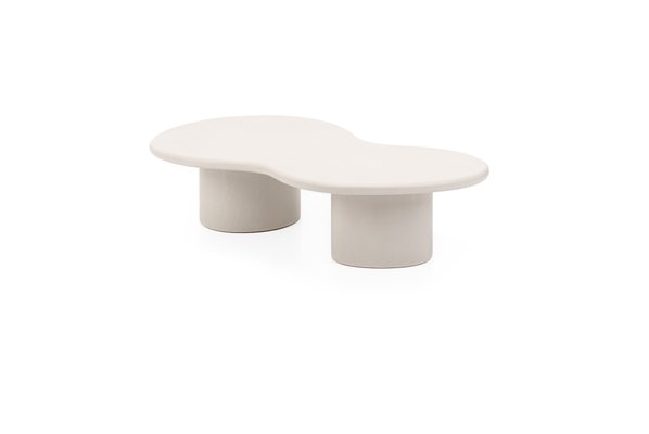 Organic Shaped Natural Plaster Coffee Table by Isabelle Beaumont for sale at Pamono