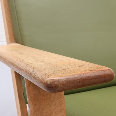 Oak Ge290 Armchair by Hans Wegner for Getama, 1960s for sale at Pamono