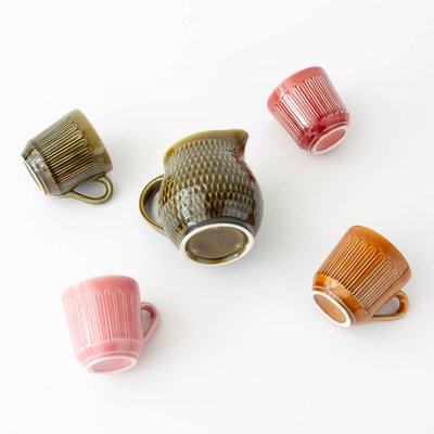 Set 2 Tazzine Caffè In Ceramica Da 70 Ml - Con Manico In Legno - Ideali Per Espresso E Moka - Foto 7