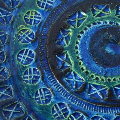 Large Rimini Blu Bowl by Aldo Londi for Bitossi, 1960s for sale at