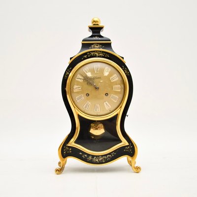Reloj de pared suizo vintage pintado a mano de Le Castel 1960 en venta en Pamono