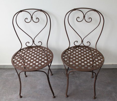 price of wrought iron chairs