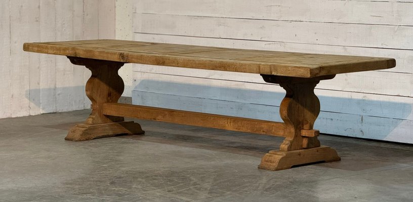 French Oak Farmhouse Dining Table, 1929 for sale at Pamono