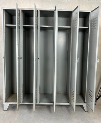 Vintage Industrial Locker Cabinet for sale at Pamono