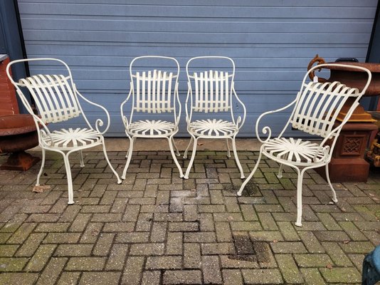 antique rod iron chairs
