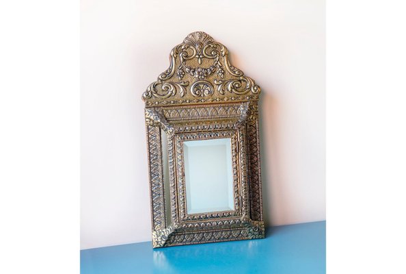 Indian Mosaic Glass Mirror - Ca 1920 Indian Mosaic Glass Mirror - Ca 1920