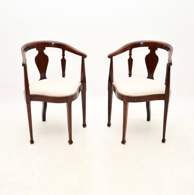 Edwardian Corner Chairs 1900s Set of 2 for sale at Pamono
