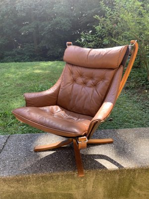 ファルコンチェア Falcon Chair Sigurl Resell Falcon Chair by Sigurd Ressell, 1970s for sale at Pamono