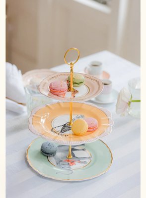 3 tier porcelain cake stand hotsell