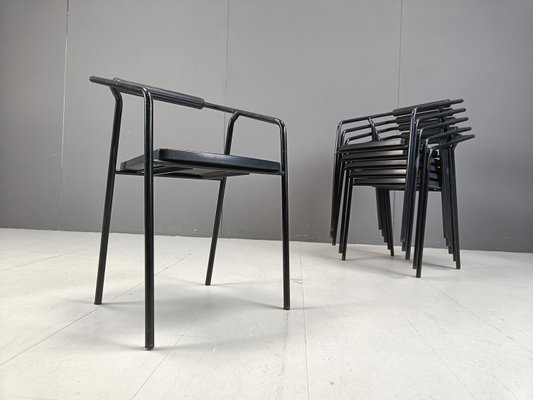 Italian Postmodern Dining Chairs from Lexis, 1990s, Set of 6 for
