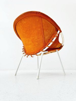 Mid Century Circle Balloon Chair by Lusch Products for Lusch Co. 1960s for sale at Pamono