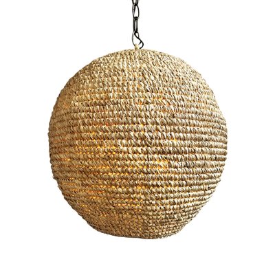 Blond Grass Globe Pendant, 2010s for sale at Pamono