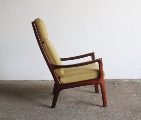 Mid-Century Senator High Back Lounge Chair by Ole Wanscher