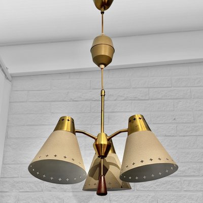 Mid-Century Modern Pendant Lamp by Einar Bäckström, 1950s for sale