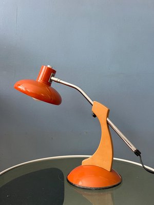 Lampe De Bureau Vintage Massive – Couleur Jade – état D'usage