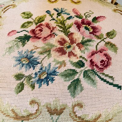 Antique French Louis XV Style Armchair, 1920s for sale at Pamono