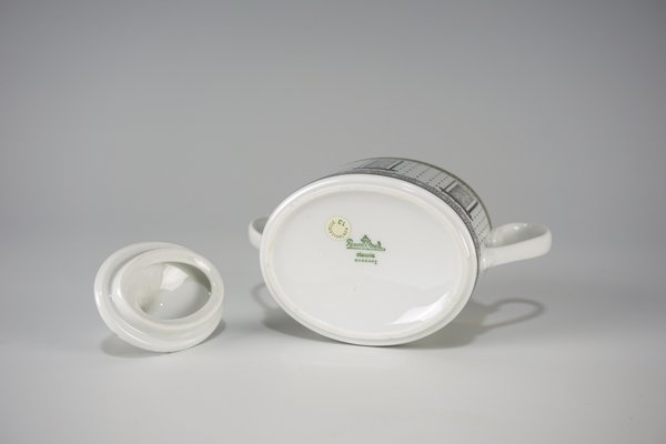 Palladiana Porcelain Coffee Service by Piero Fornasetti for