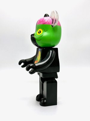 Kaws Black Dissected 400% Bearbrick Companion Figure for sale at
