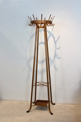 Industrial Round Shaped Steel Coat Rack 1960s for sale at Pamono
