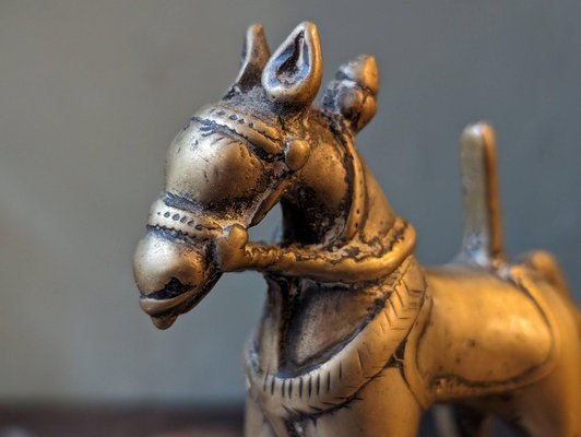 Bronze Khandoba Statue from the Deccan - 19thC Bronze Khandoba Statue from the Deccan - 19thC