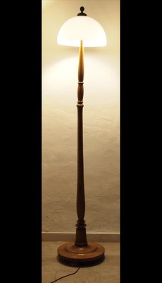 German Antique Cherry Wood Floor Lamp For At Pamono German Antique Cherry Wood Floor Lamp 2