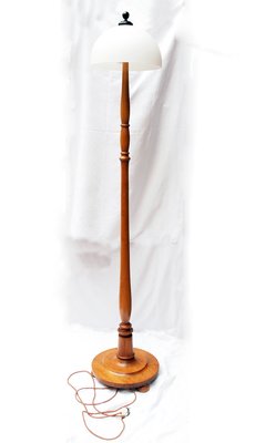 German Antique Cherry Wood Floor Lamp For At Pamono German Antique Cherry Wood Floor Lamp 1