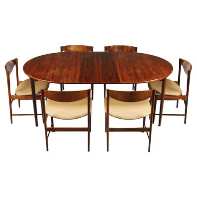 Rosewood dining table and chairs for sale discount