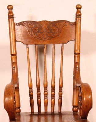 Rocking Chair in Oak for sale at Pamono
