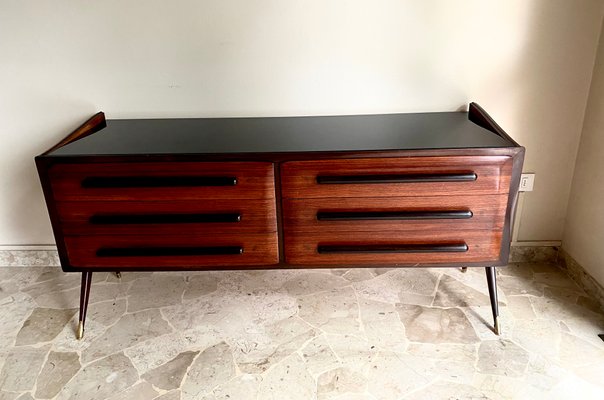 black friday dresser Black Chanor Champaign Glass Top 6-Drawer Dresser – FURNY