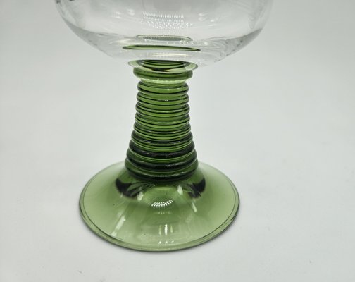 Decorated and Colored Glass Glasses, Germany, 1960s, Set of 5 for sale at  Pamono