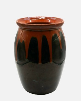 Bauchige Vase mit Verlaufsglasur, 1920er bei Pamono kaufen