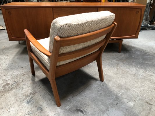 Ole Wanscher vintage easy chair 1960s