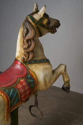Ancienne Selle Western En Bois Sculpté à La Main – Décoration Vintage Pour Collectionneurs