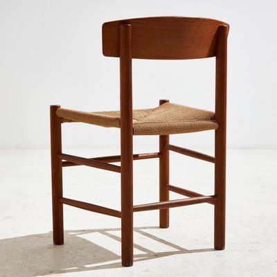 J39 Oak Dining Chairs by Børge Mogensen for FDB Møbler