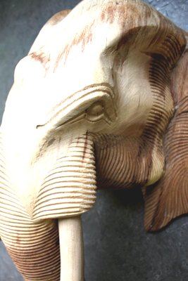 Royal Kraft Intagliato A Mano Elefante Motivo Animale Timbro In Legno