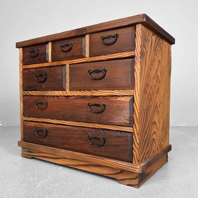 Yakusugi Jewelry Chest with Secret Drawer, 1970s for sale at