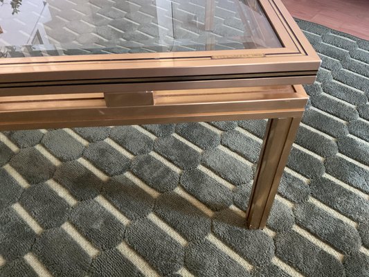 Art Deco Glass Coffee Table by Pierre Vandel for sale at Pamono
