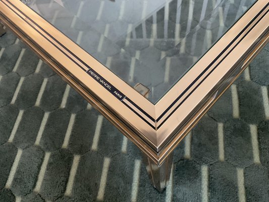 Art Deco Glass Coffee Table by Pierre Vandel for sale at Pamono