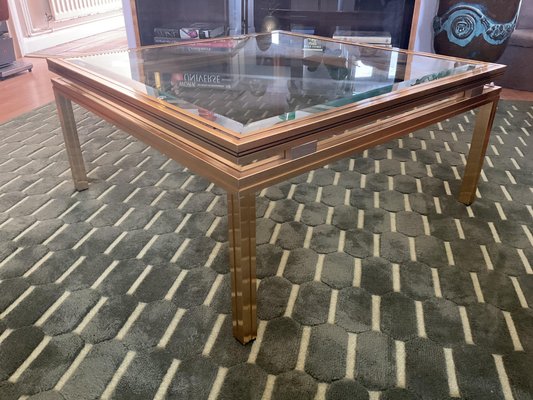 Art Deco Glass Coffee Table by Pierre Vandel for sale at Pamono