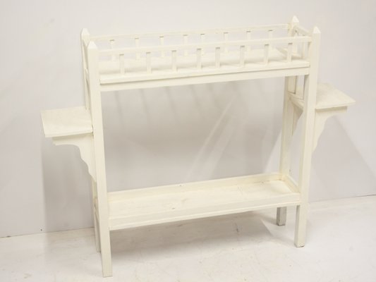 Antike Weiße Blumen Etagere oder Standfuß, 1920er bei Pamono kaufen