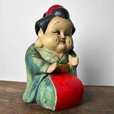 Vintage Japanese Figurines, 1950s, Set of 2 for sale at Pamono