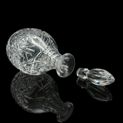 Vintage English Crystal Brandy Decanter in Cut Glass, 1960s for