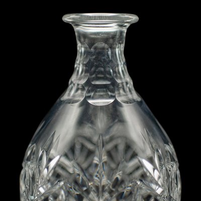 Vintage English Crystal Brandy Decanter in Cut Glass, 1960s for