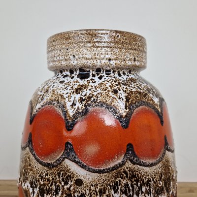 Fat Lava フラワーベース scheurich 60s 1960s W.German Fat Lava Scheurich Pottery Floor Vase – retro