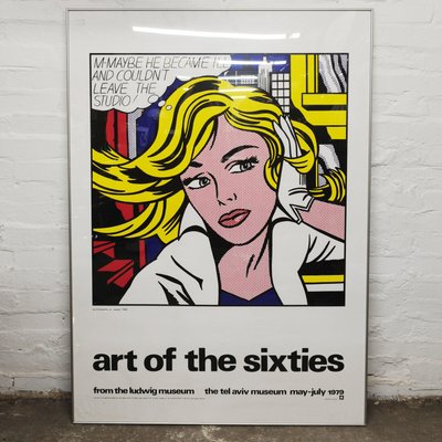 Lichtenstein Exhibition Poster, 1979 for sale at Pamono