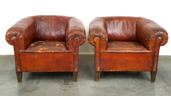 Arm Chairs Vintage Leather Club Chairs For Sale Set Of Antique