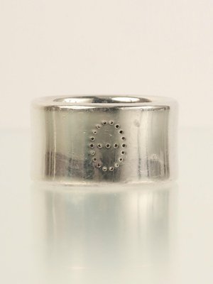 Silver Eclipse Ruban Ring from Hermes