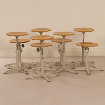 Vintage Stool by Friso Kramer for Ahrend de Cirkel, 1960s for sale